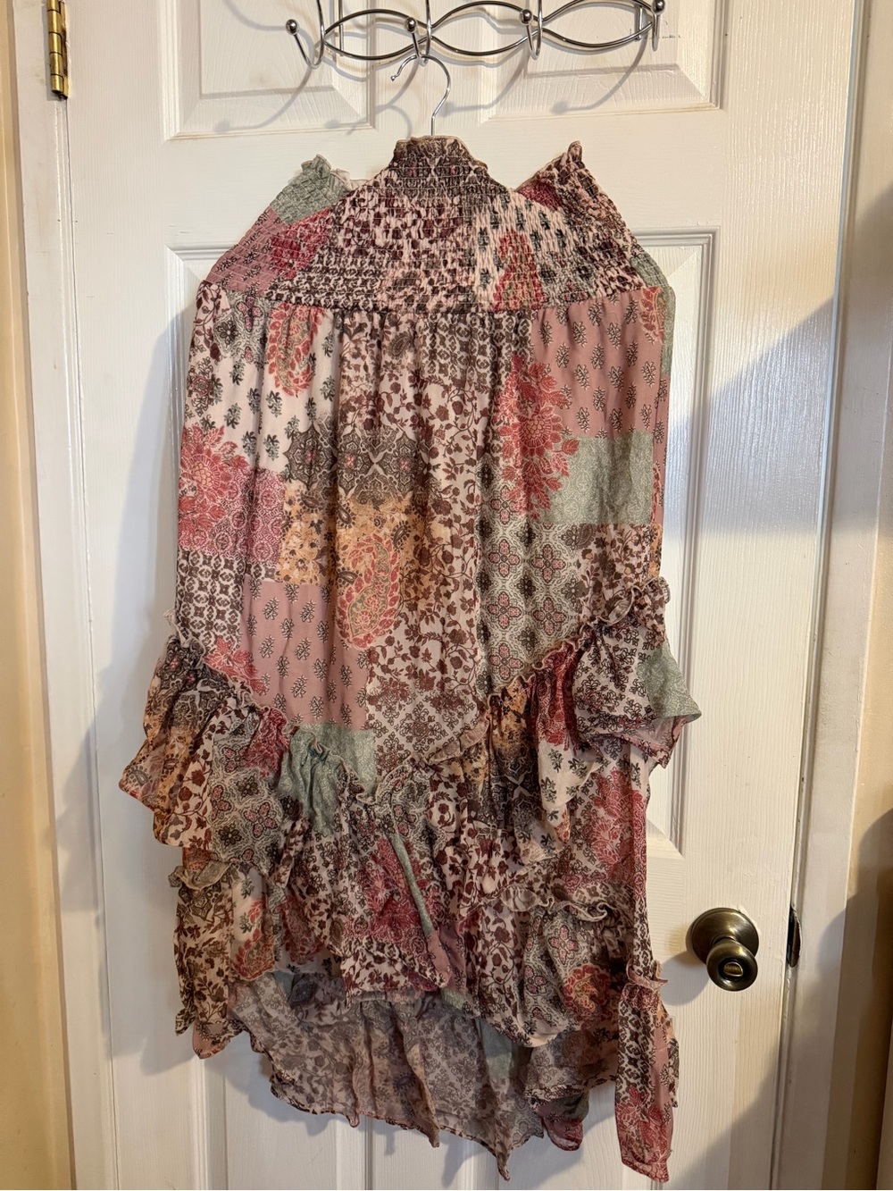 Patchwork Floral Skirt